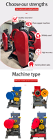 Machine de découpe, poinçonnage et rainurage intégrée à haute efficacité pour métaux et fer, fabriquée en Chine
