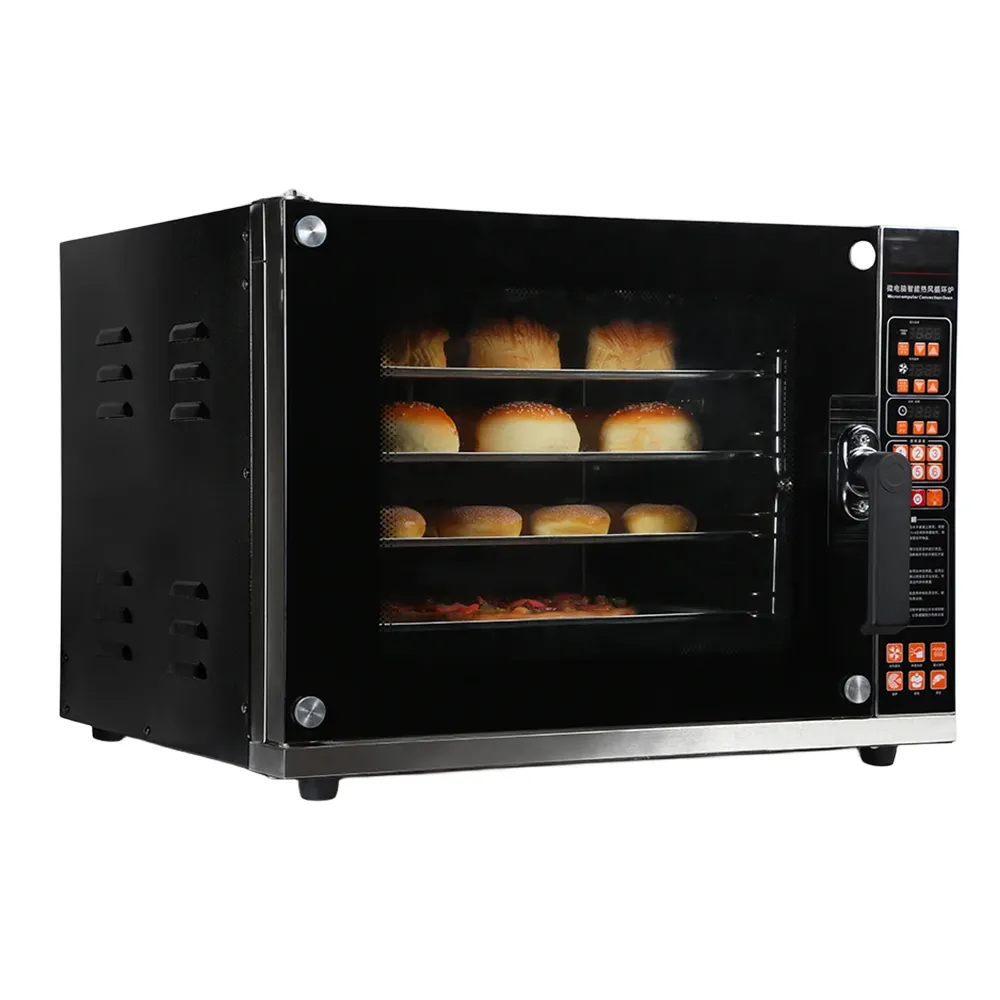 Oven konveksi XEOLEO C 4500W, alat panggang makanan dengan fungsi semprot pengatur waktu Digital, Oven pemanas atas