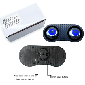 High Visibility Devil Eyes Fahrrad rücklicht Wasserdichte wiederauf ladbare USB-Sicherheits warn lampe für Fahrräder und Motorräder - Product Image 3