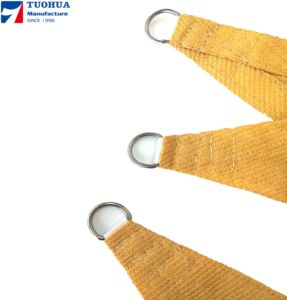 <span class=keywords><strong>Voile</strong></span> d'ombrage carrée en HDPE gris foncé de haute qualité, facilement assemblable, résistante aux UV et respirante pour jardin - Product Image 3