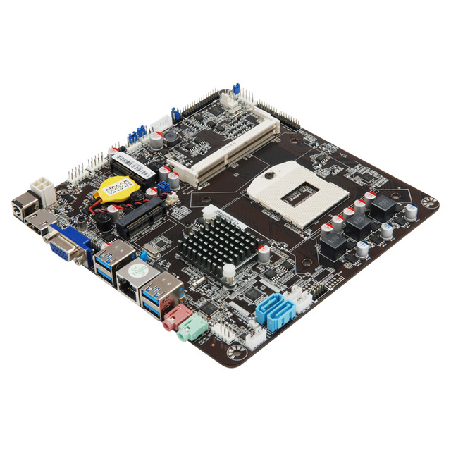 OEM Customized DDR3 8G Mini ITX Intel HM86/87 Chipset Motherboard Support 4th Gen Core I3/i5 /i7 PGA 947 CPU