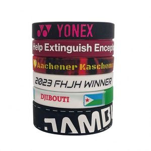 Bracelet en silicone personnalisé / Bracelet de sport / Bracelets en silicone sur mesure Personnalisez votre propre logo - Product Image 1