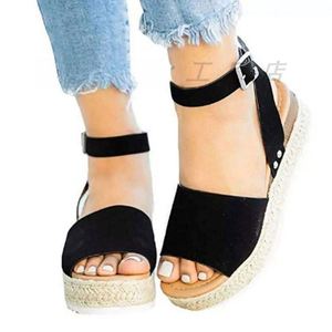 Chaussures pour femmes, sandales compensées en <span class=keywords><strong>espadrille</strong></span>, chaussures décontractées, chaussures pour femmes - Product Image 4