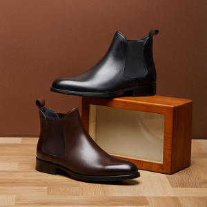 Zapatos de Hombre para Otoño 2025, Nuevos Zapatos de Vestir Formales de Cuero Genuino, Zapatos de Novio para Boda, Estilo Británico, Suela Suave, con Cordones, Tipo Derby - Product Image 5