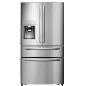 Smad Built-in French Door Stainless Steel Home Compressor Refrigerator with Dispenser