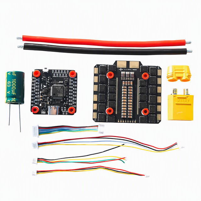 FD-8SF405 V3 100A Flight Controller FC & 4-in-1 ESC 168MHz Support TVS Surge Protection for FPV Long Range Drones