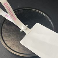 Étiquette de sécurité en PVC souple, imperméable, anti-falsification, anti-usure, avec boucle, pour chaussures