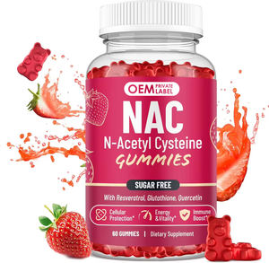 Suplemento de N-Acetilcisteína OEM con Glutatión, Resveratrol, Magnesio, CoQ10, Gomitas de NAC para Antioxidantes y Apoyo Inmunológico - Product Image 1