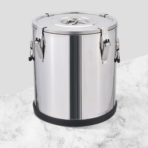 DFC1006 Recipiente Térmico para Alimentos de Acero Inoxidable Sellado, con Varias Medidas Opcionales, Seis Cierres y Base de Goma - Product Image 2