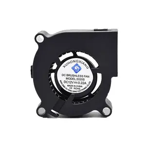 XuHongXiang 50MM 5020 50*50*20MM 5V 24Volt Small Case Fan Low Current DC Radial Blower