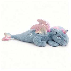 Peluche personnalisée de haute qualité, adorable dragon licorne, jouet en peluche, oreiller pour dormir, poupée, peluches mignonnes pour filles et enfants - Product Image 4