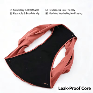 Culottes menstruelles sans couture pour adolescentes, taille 3XL, haute absorption, pour les règles, sous-vêtements menstruels pour femmes - Product Image 3