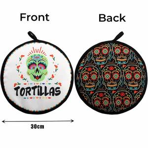 Promotional Tortilla Warmer Pouch Food <b>Storage</b> Bag Home <b>Kitchen</b> Supplies Insulated <b>Storage</b> Bag With Customized Logo - Product Image 3