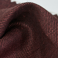 Tissu en toile de chanvre tissé 50% chanvre 50% lin 215GSM, tissu naturel coloré adapté aux vêtements, sacs et artisanat