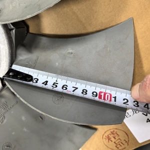 พัดลมคุณภาพสูง 8 ใบพัดสำหรับชิ้นส่วนเครื่องยนต์รถขุด V2203 CR30 ใบพัดลมระบายความร้อน - Product Image 3