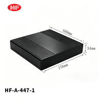 Boîtier en aluminium extrudé sur mesure pour projet électronique, profil dissipateur thermique, boîtier métallique pour PCB, boîte de projet en aluminium
