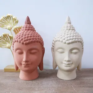 도매 다채로운 세라믹 부처님 머리 동상 온라인 쇼핑