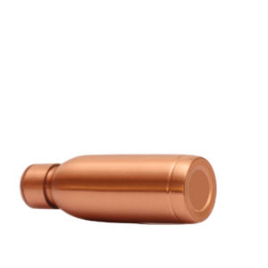 Modern Minimalist Plain <b>Copper</b> <b>Bottle</b> - Premium Hand-Polished 250ml Leak-Proof <b>Copper</b> Drinkware for Home & Office - Product Image 4