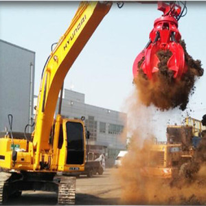Pince hydraulique pour déchiquetage de déchets, pour excavatrice, à bras long et grande portée, motorisée, capacité 600L, vente en gros et au détail, matériel de construction - Product Image 2