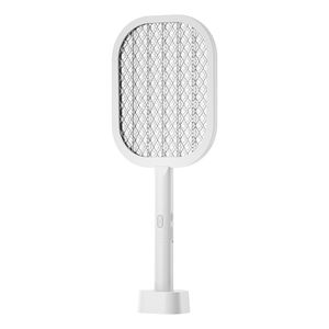 Mosquito eléctrico bate y mosquito lámpara dos modos con batería recargable mosquitos asesino - Product Image 1