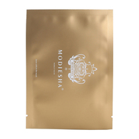 Sachet d'emballage personnalisé pour masque facial en feuille d'aluminium Mylar pour masque de beauté hydratant et affinant les pores