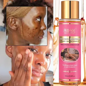 Ailke Cosmetics Pink Natural Carrot Beauty Dark Skin Tightening Brightening And Nourishing Lightening Body Oil