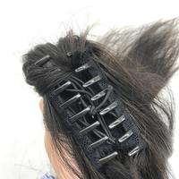Meilleure Vente Prix de Gros Usine Extensions de Cheveux Chinois Personnalisées pour Femmes, Tissages Queue de Cheval à Cordon 100% Remy Lisses et Doux