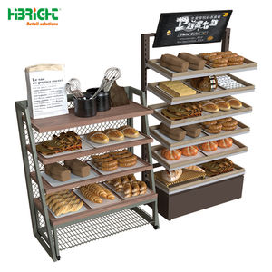 Equipo de tienda de panadería personalizado Estante de exhibición de pan de panadería para la venta - Product Image 6