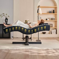 Table de massage réglable en forme de S, multifonctionnelle, pour extensions de cils, tatouage, mise en forme des sourcils, soins du visage, spa, pour salon de beauté