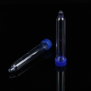 Tube à essai Hisamori pour analyse de sédiments urinaires, 12 ml, plastique, gradué, avec bouchon à vis, pour la collecte d'urine - Product Image 2