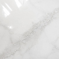 Panneau mural en PVC effet marbre blanc onyx WYRAX brillant pour rénovation de cuisine, plan de travail et mur arrière, épaisseur 3,0 mm, 4x8 pieds