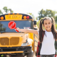 Panneau de signalisation de stationnement portable en plastique, double face, pour la sécurité routière, signalisation de ralentissement et de protection