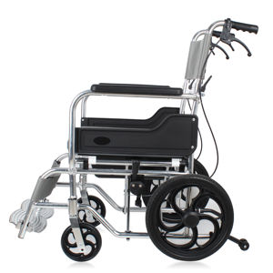 Silla de ruedas ligera de acero plegable, hecha a mano, de peso, económica, AC972 CE.ISO13485 CN;GUA - Product Image 4