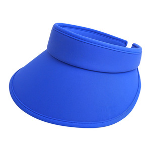 Summer Wide Brim Sun Visor Hat Solid Color UV Protection Breathable Nylon Running Cap For Outdoor Sports - Product Image 1