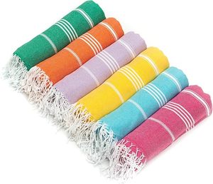 Serviette de plage turque en polyester et coton de qualité supérieure, ultra-douce, respirante, durable, style luxueux personnalisé - Product Image 1