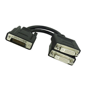 2X DMS-59 pin nam để <span class=keywords><strong>DVI</strong></span>-D kép Nữ Y <span class=keywords><strong>Splitter</strong></span> Cáp 0.2m - Product Image 2