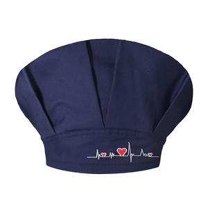 Gorro de fregado ajustable para sala de operaciones de hospital dental con logotipo personalizado, <span class=keywords><strong>gorros</strong></span> de fregado quirúrgico de algodón bordados para enfermera médica - Product Image 2