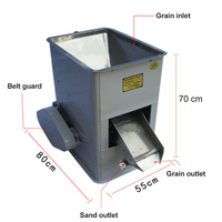 Nouvelle machine à déstoner les graines pour petites exploitations agricoles, nettoyeur de pierres pour riz, blé, haricots et riz paddy