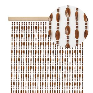 Rideau à perles en PVC 120x230cm, moustiquaire anti-insectes, rideau à franges pour porte, séparateur d'espace - Product Image 1