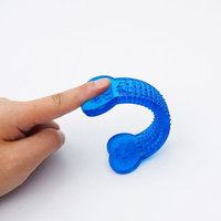 Jouets à mâcher pour chiens écologiques, mignons et durables, en TPR, pour les chiens agressifs, avec brosse à dents