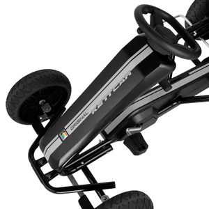 KETTLER KETTCAR EVOLUTION Black Kids Going Kart for 5-12 Year Olds Max 50kg Brake Clutch Gear Freewheel <b>Puncture</b>-<b>Proof</b> <b>Tires</b> - Product Image 5