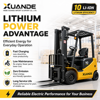 Chariot élévateur électrique 3T à contrepoids, batterie lithium-ion 48V 300Ah, fourches 1070x100x35mm, certifié CE pour utilisation en entrepôt