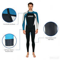 Combinaison de plongée pour homme en néoprène imperméable et respirant de 3,0 mm avec logo personnalisé pour la plongée et le surf