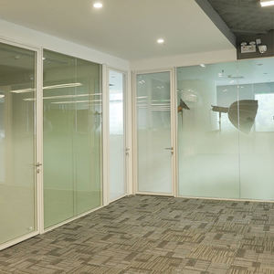 Poste de travail acoustique et insonorisé Cloisons de bureau Mur Verre Prix <span class=keywords><strong>Meilleur</strong></span> verre de bureau Cloisons acoustiques en verre - Product Image 3