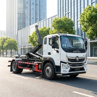 Camion à benne basculante Shacman Xuande X9 4x4 |   Véhicule de collecte des déchets avec bras hydraulique et conteneur amovible