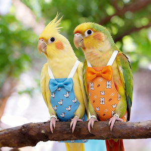 Pañal Arnés para Pájaros al por Mayor y Dropshipping, Pañal de Vuelo para Exteriores para Agapornis y Periquitos con Lazo, Ropa para Animales Pequeños - Product Image 1