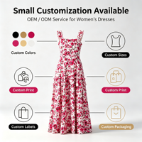 Robe longue florale à col carré pour femme 2026, avec bretelles à volants, taille smockée et jupe à volants, idéale pour les mariages et les vacances d'été