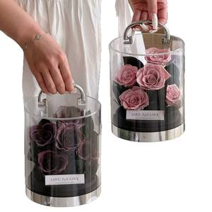 Regalo <span class=keywords><strong>de</strong></span> San Valentín para Novia, Propuesta <span class=keywords><strong>de</strong></span> Matrimonio, Regalo <span class=keywords><strong>de</strong></span> Cumpleaños para Novia, Rosas Eternas Preservadas Portátiles en Forma Cilíndrica - Product Image 5
