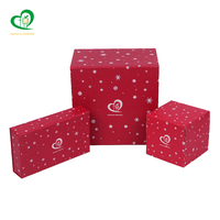 Boîtes de rangement magnétiques imperméables personnalisées avec logo de Noël, impression UV sur le dessus, pour bijoux, soins de la peau et chaussures