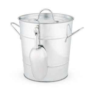 Cubo de Hielo de Acero Inoxidable, Diseño Redondo Minimalista, Resistente al Óxido, para Fiestas - Product Image 5